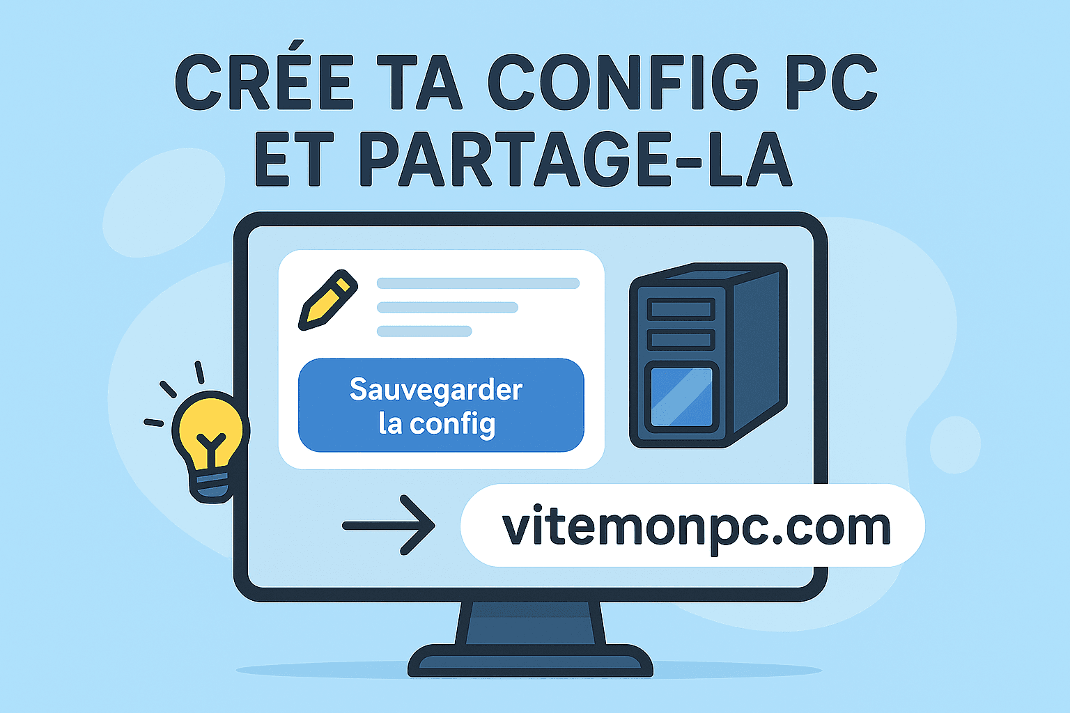 Crée ta config PC et partage-la au monde entier 🌍