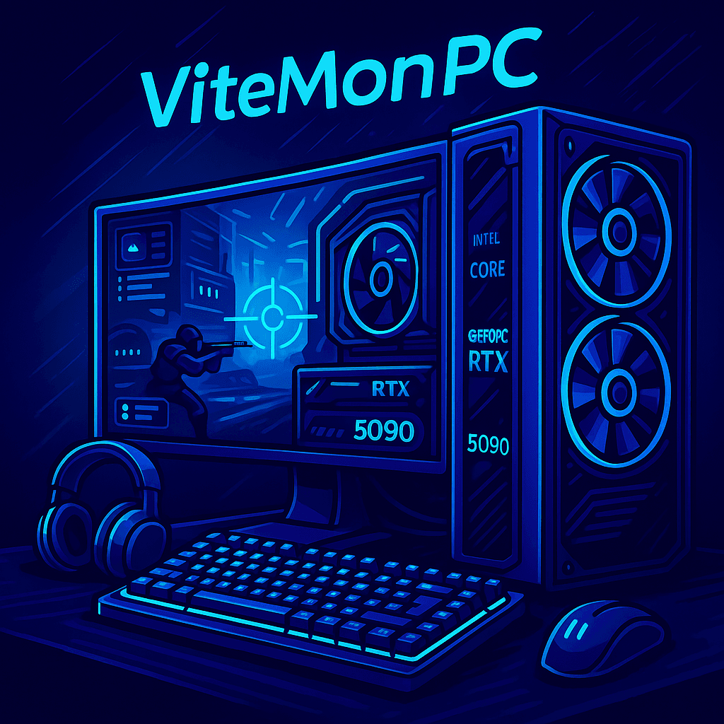 PC Rétrogaming 1080p – AMD Ryzen 7 5800X + NVIDIA GeForce RTX 5060Ti
